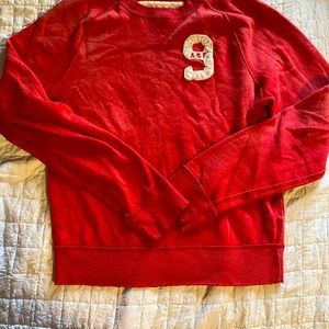 Abercrombie and Fitch y2k red sweater